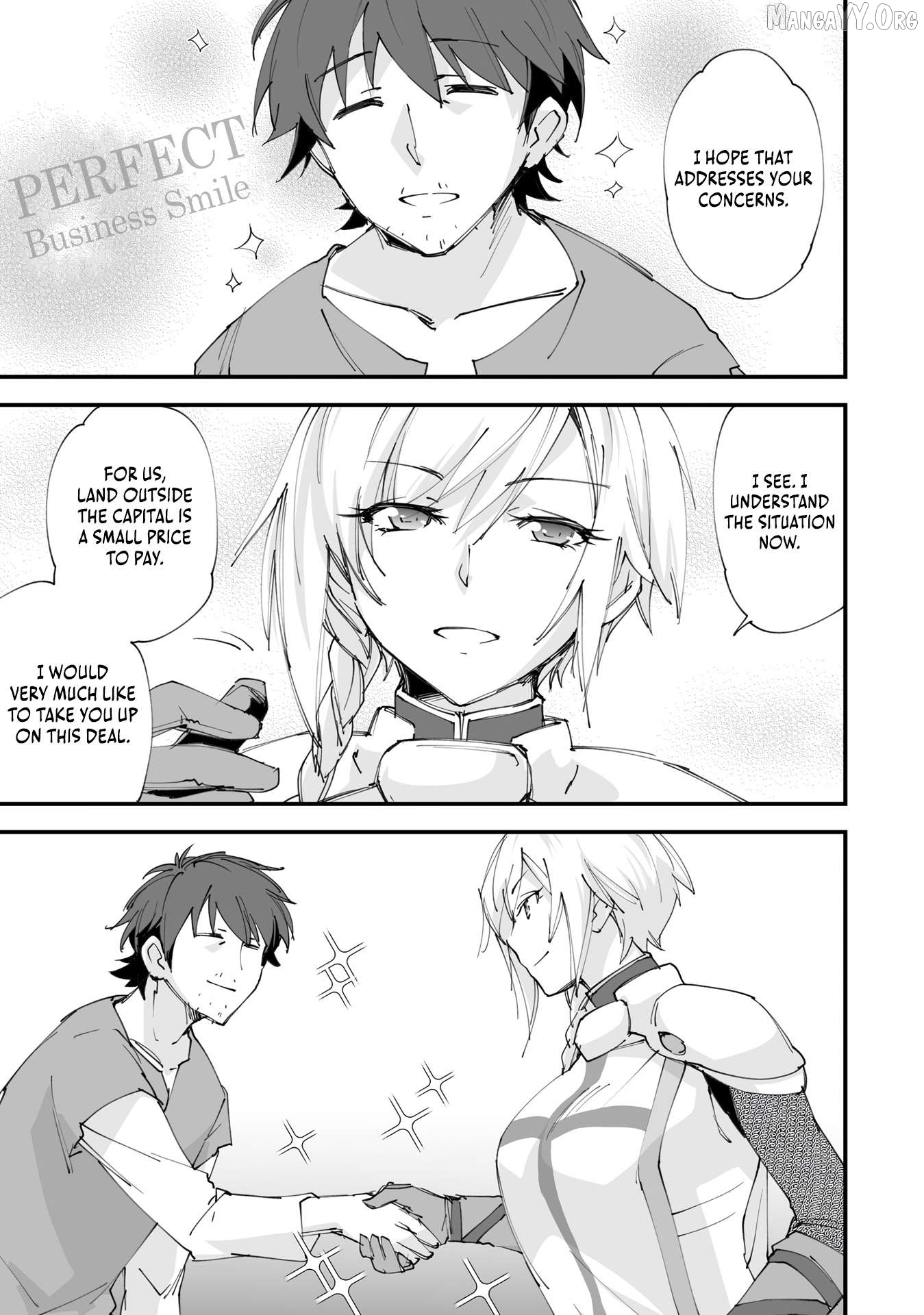 Kurasu Ten’i Ni Makikomareta Konbini Ten’in No Ossan, Yūsha Ni Wa Hitsuyō Nakatta Amarimono Sukiru O Kushishite Saikyō to Naru Yō Desu Chapter 20 - page 4