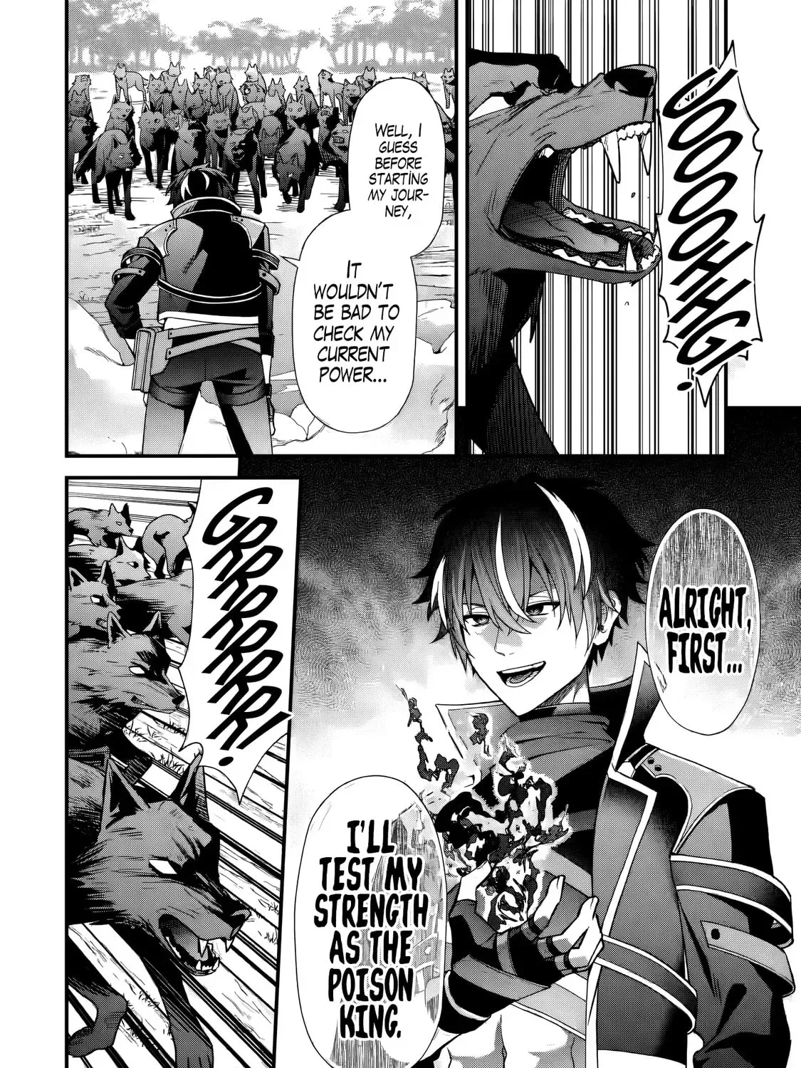 Doku no Ou: Saikyou no Chikara ni Kakusei Shita Ore wa Biki-tachi wo Shitagae, Hatsujou Harem no Aruji to Naru Chapter 3.2 - page 12