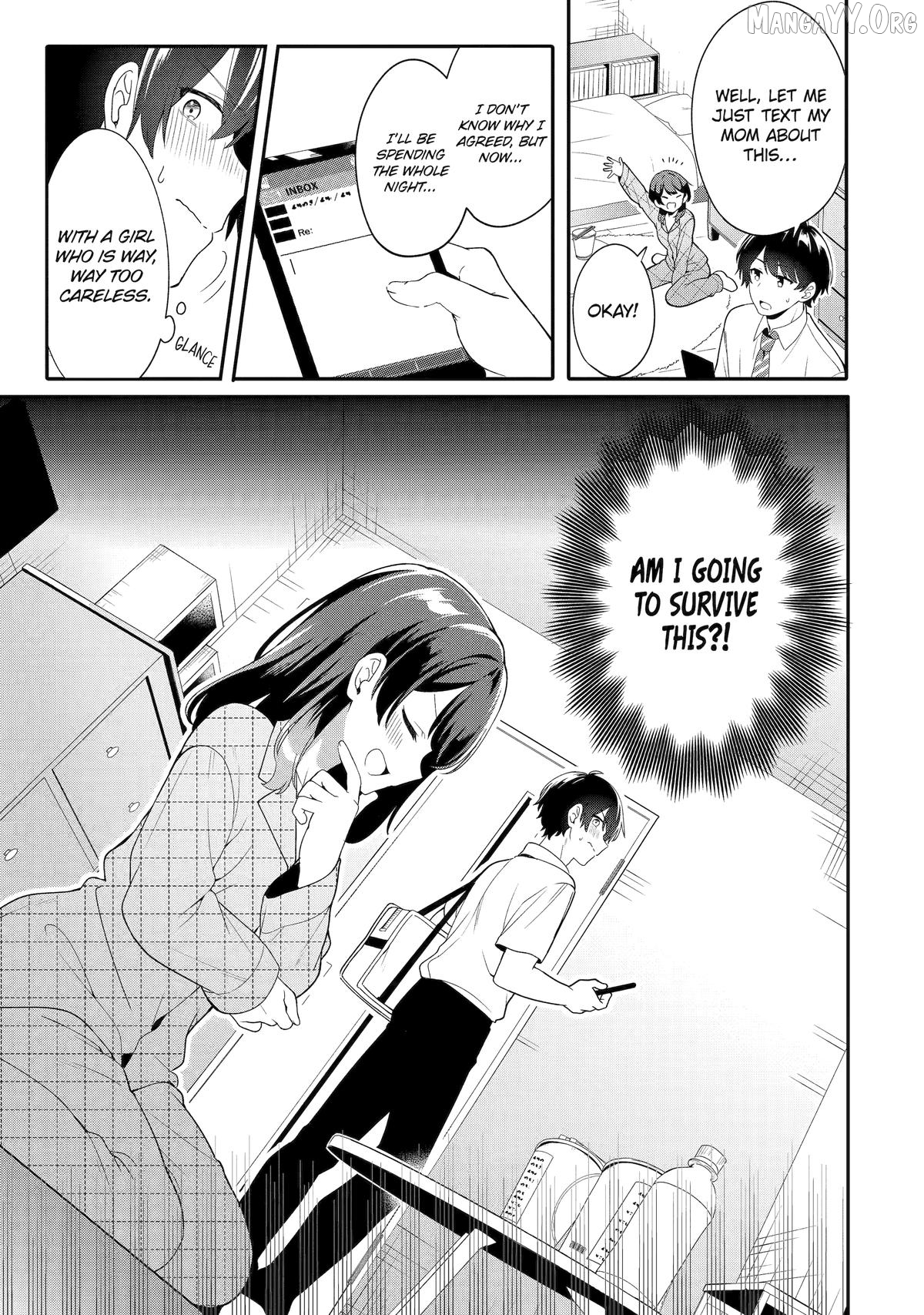 Muboubi Kawaii Pajama Sugata no Bishoujo to Heya de Futarikiri Chapter 5 - page 1