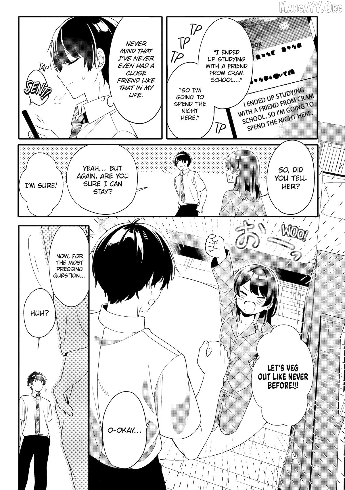 Muboubi Kawaii Pajama Sugata no Bishoujo to Heya de Futarikiri Chapter 5 - page 3