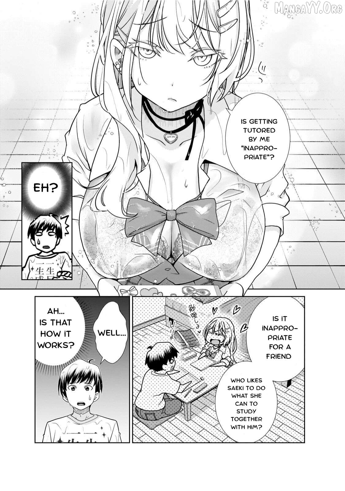 Otonari-san no gyaru ga boku o hore sasetakute zenryoku sugiru Chapter 4 - page 10
