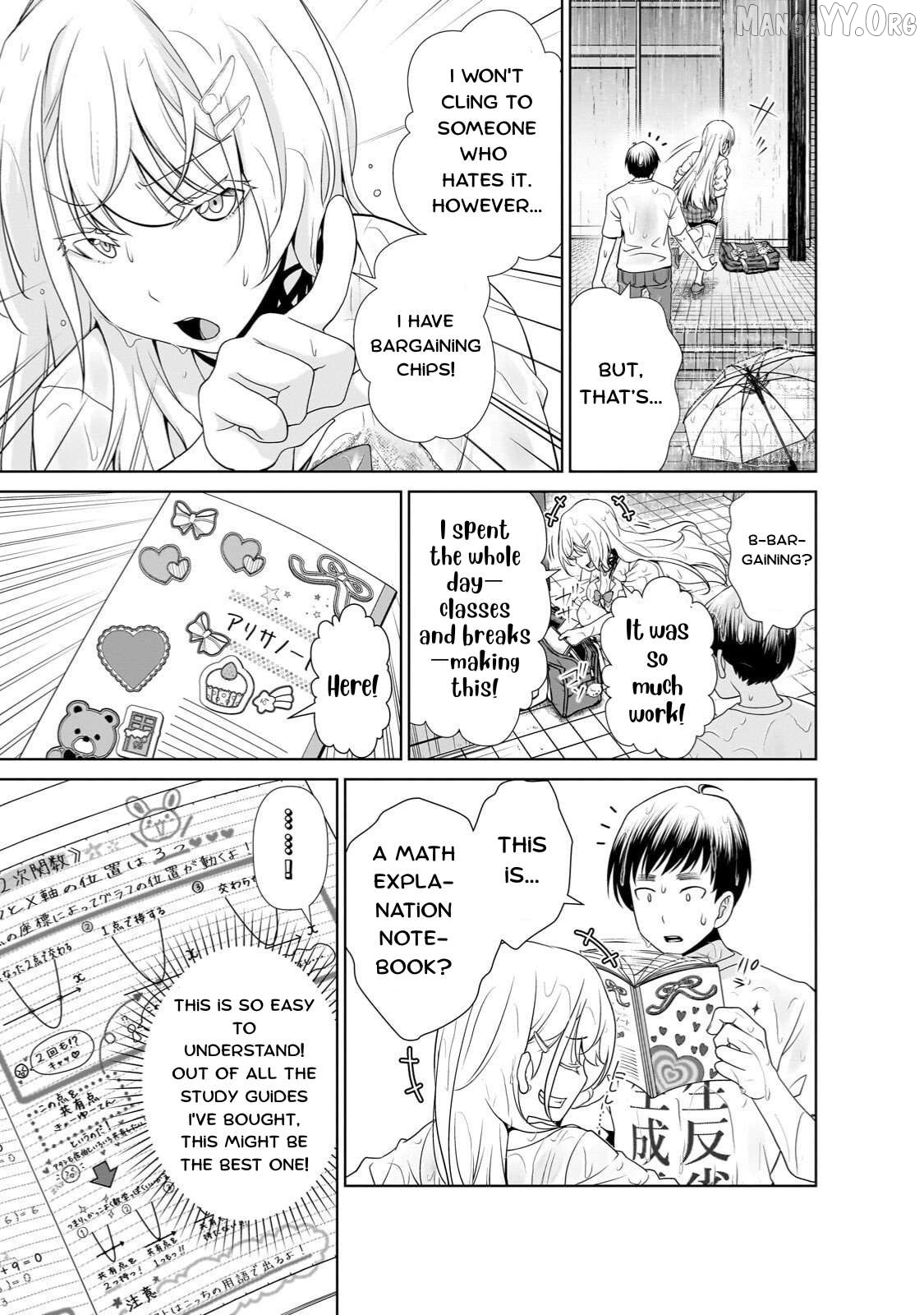 Otonari-san no gyaru ga boku o hore sasetakute zenryoku sugiru Chapter 4 - page 8