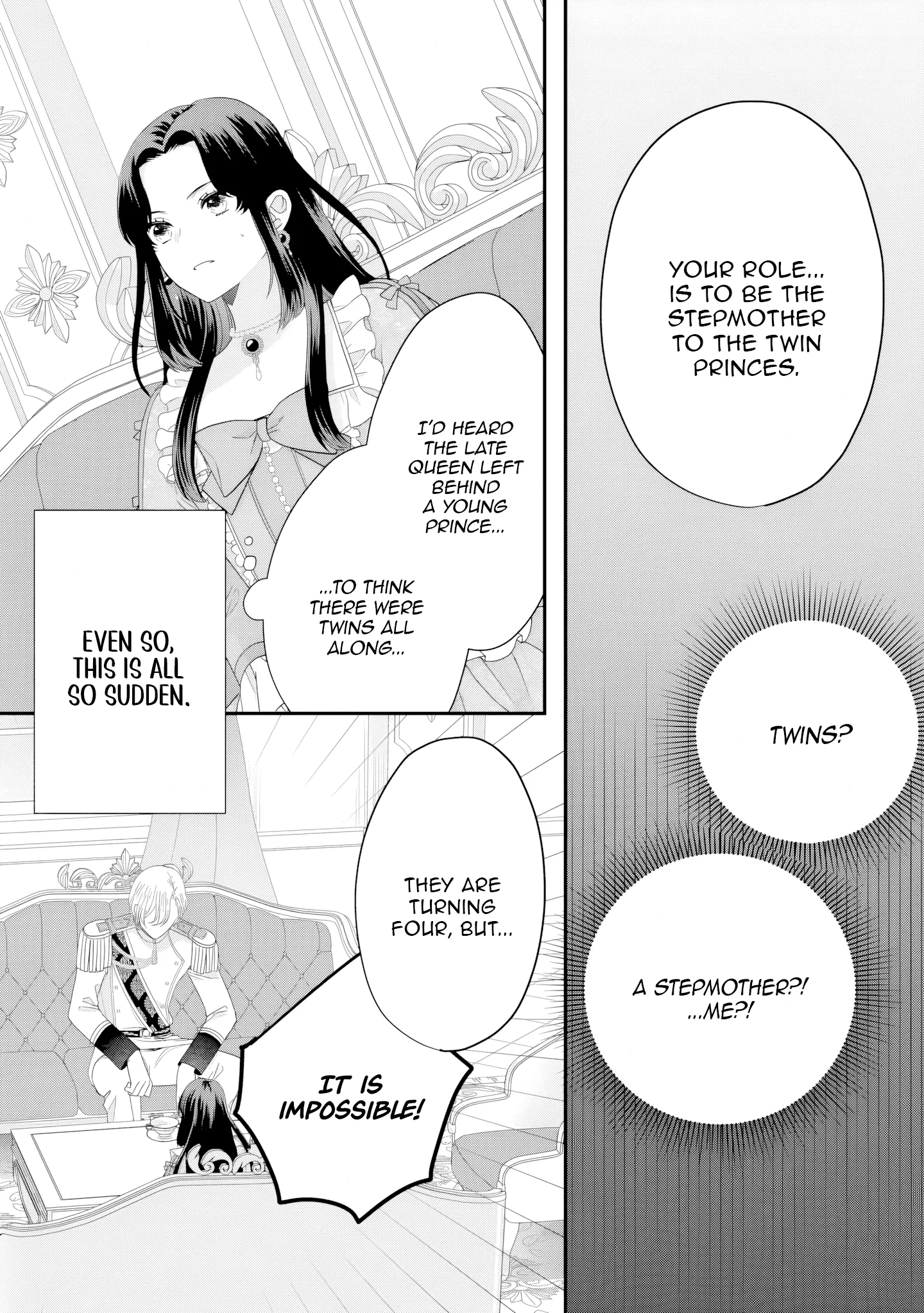 Villainess Stepmother of Twin Princes Who Just Loves Her Cute Boys. Chapter 2 - page 21