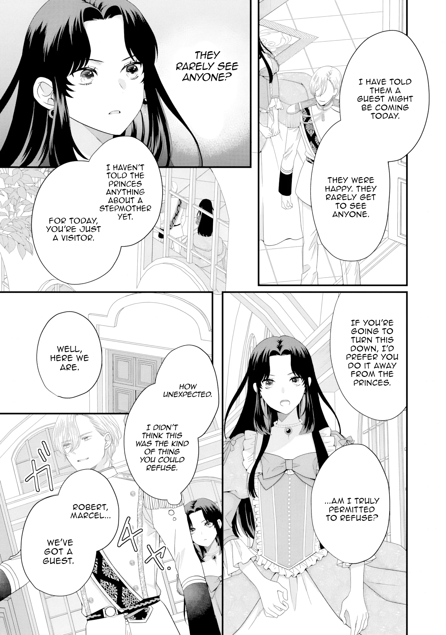 Villainess Stepmother of Twin Princes Who Just Loves Her Cute Boys. Chapter 2 - page 27