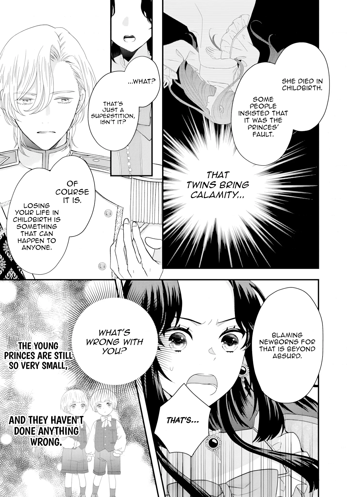 Villainess Stepmother of Twin Princes Who Just Loves Her Cute Boys. Chapter 3 - page 13