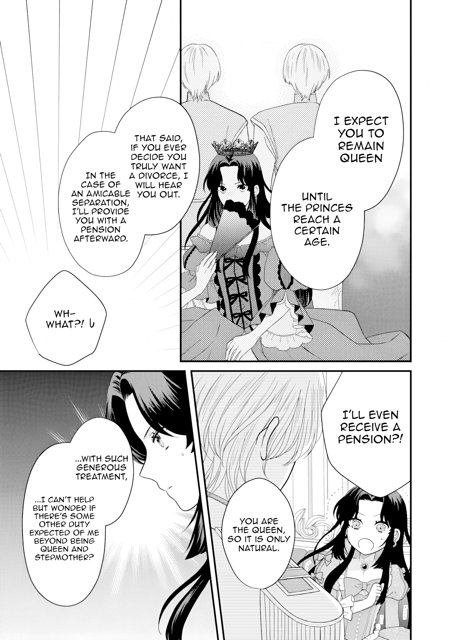 Villainess Stepmother of Twin Princes Who Just Loves Her Cute Boys. Chapter 3 - page 23