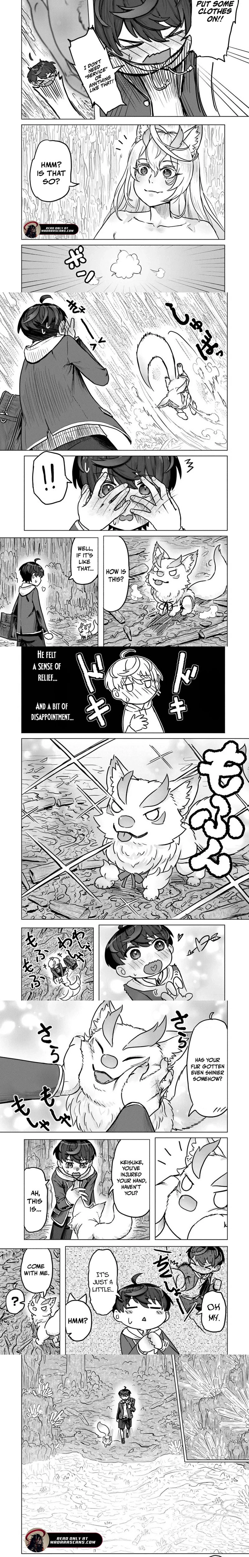Kaban no Yuusha no Isekai Nonbiri Tabi ~Jitsuwa "Kaban" wa nani demo Kyuushuu Dekirushi, Nihon kara nandemo Toriyose ga Dekiru Cheat bukideshita~ Chapter 4.1 - page 2