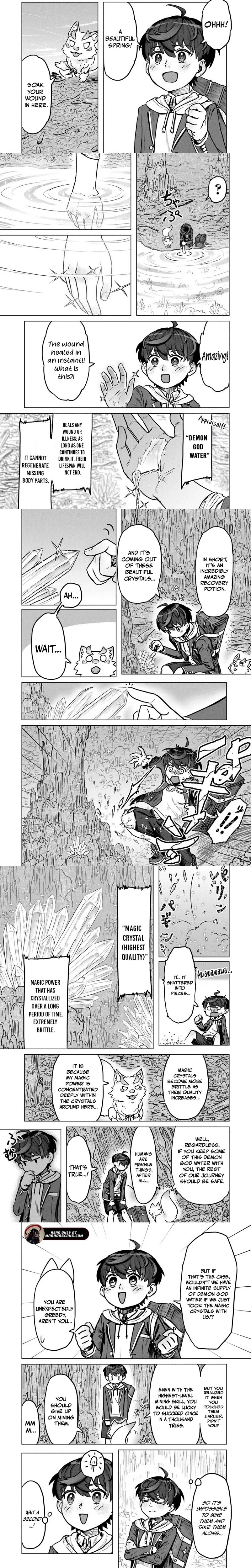 Kaban no Yuusha no Isekai Nonbiri Tabi ~Jitsuwa "Kaban" wa nani demo Kyuushuu Dekirushi, Nihon kara nandemo Toriyose ga Dekiru Cheat bukideshita~ Chapter 4.1 - page 3