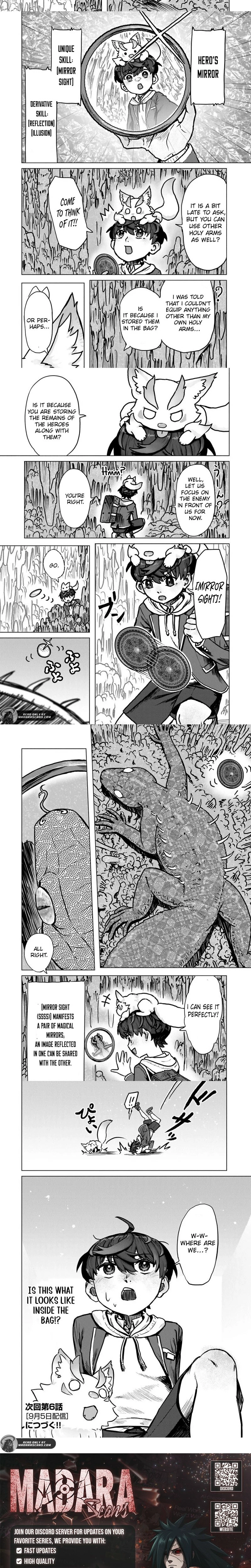 Kaban no Yuusha no Isekai Nonbiri Tabi ~Jitsuwa "Kaban" wa nani demo Kyuushuu Dekirushi, Nihon kara nandemo Toriyose ga Dekiru Cheat bukideshita~ Chapter 5.1 - page 4