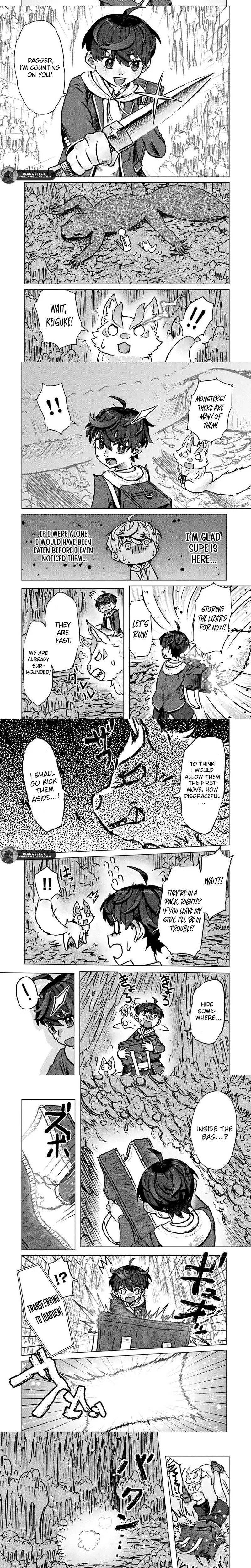 Kaban no Yuusha no Isekai Nonbiri Tabi ~Jitsuwa "Kaban" wa nani demo Kyuushuu Dekirushi, Nihon kara nandemo Toriyose ga Dekiru Cheat bukideshita~ Chapter 5.2 - page 4