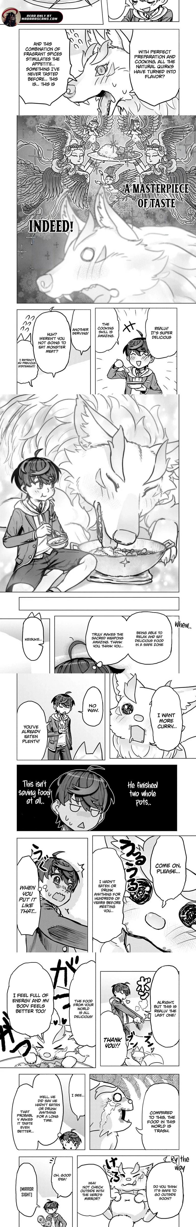 Kaban no Yuusha no Isekai Nonbiri Tabi ~Jitsuwa "Kaban" wa nani demo Kyuushuu Dekirushi, Nihon kara nandemo Toriyose ga Dekiru Cheat bukideshita~ Chapter 6.2 - page 3