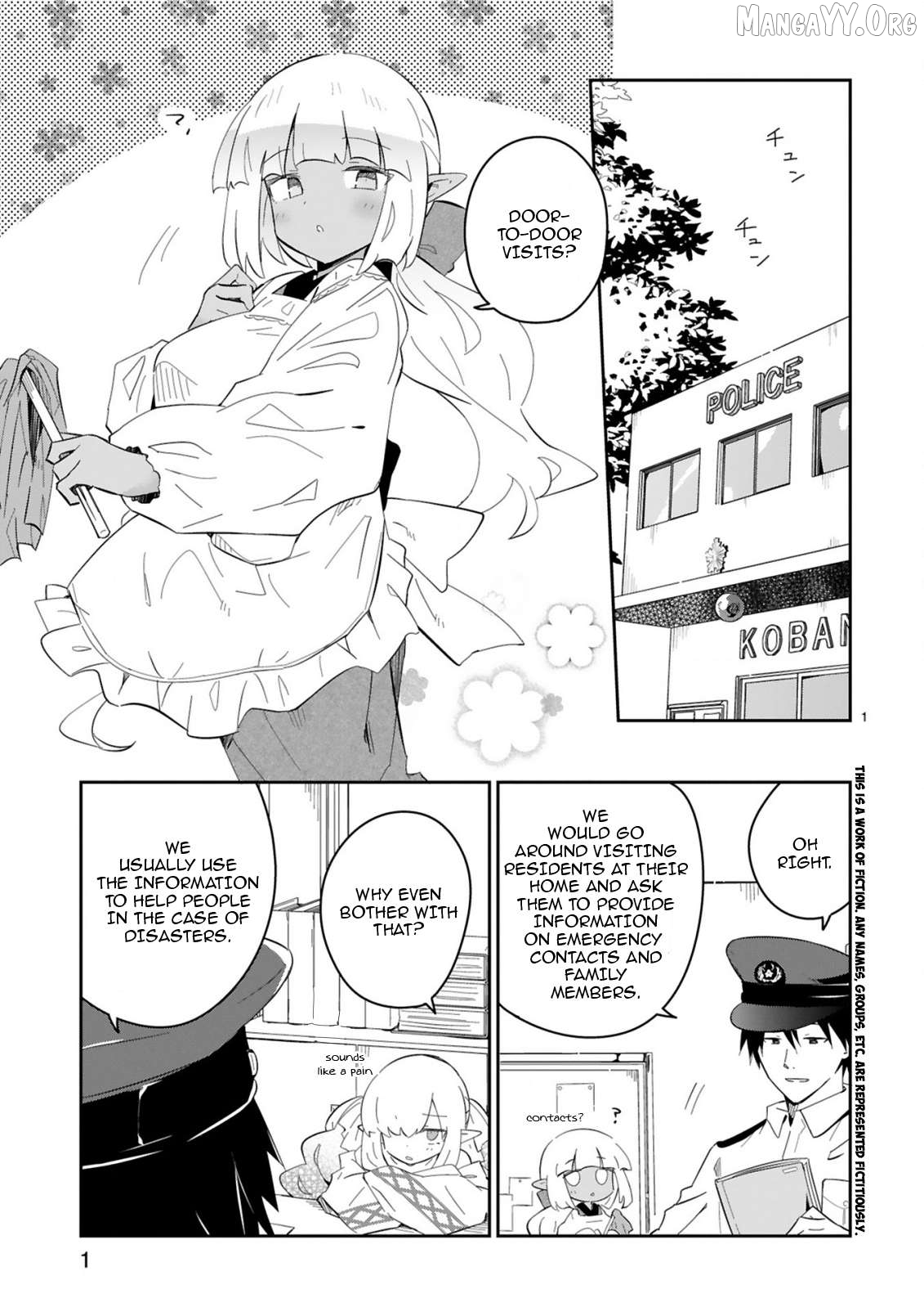 Isekai Elf Mura no Omawari-san Chapter 4 - page 1