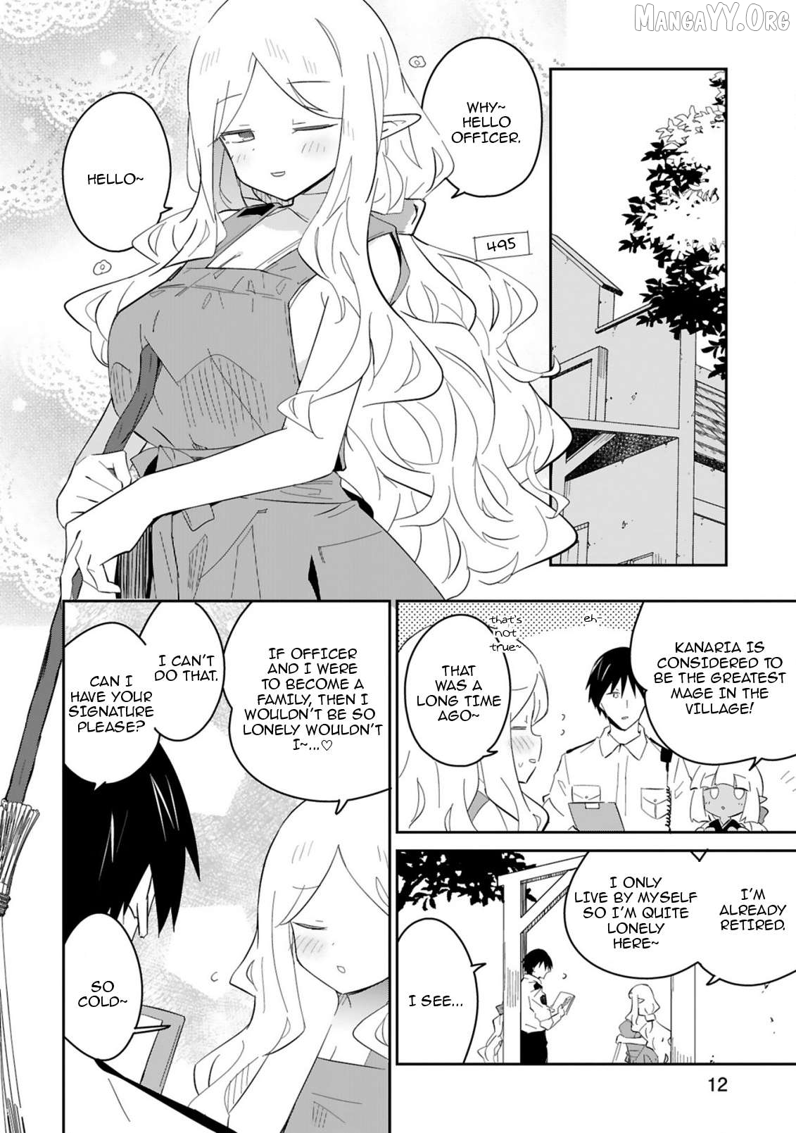 Isekai Elf Mura no Omawari-san Chapter 4 - page 12
