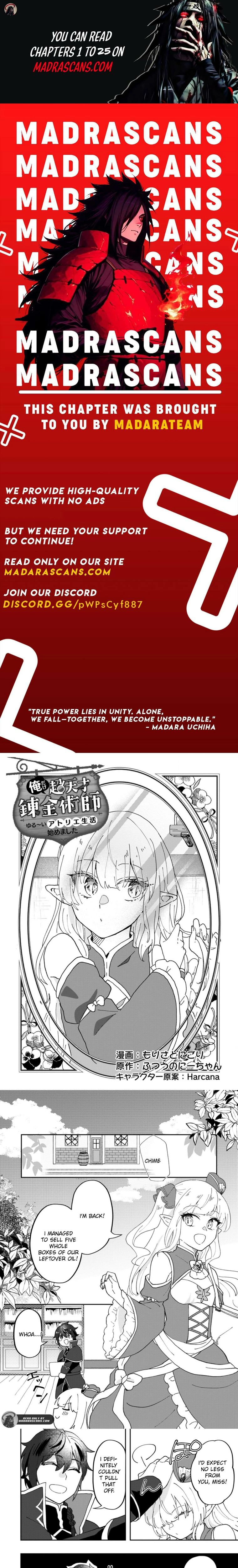 Ore dake Chou Tensai Renkinjutsushi - Yurui Atelier Seikatsu Hajimemashita Chapter 14 - page 1