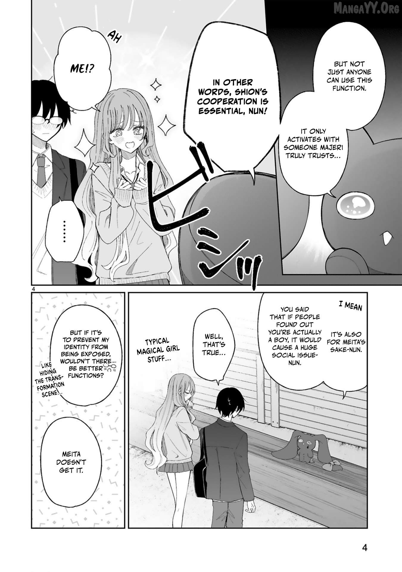 Mahou Shoujo ni Yasashii Gal Chapter 5 - page 4