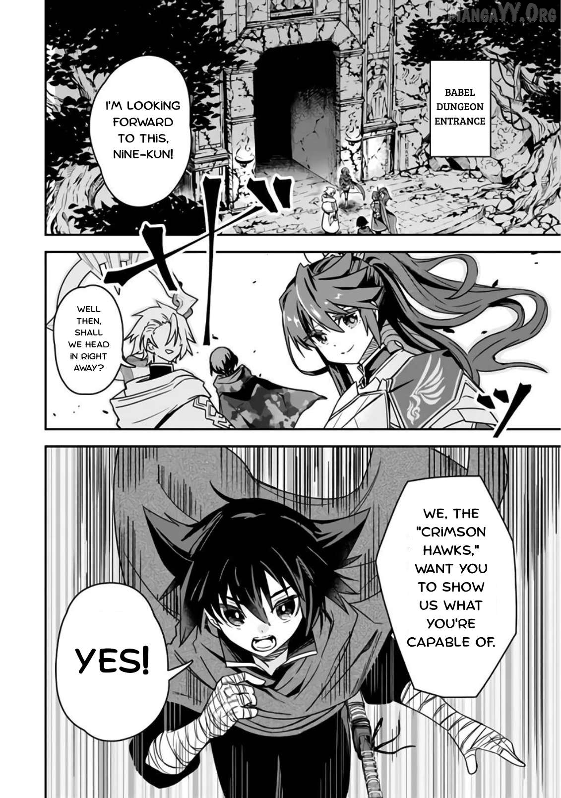 Kuroneko no Kenshi ~Black na Party wo Yametara S-kyuu Boukensha ni Scout Saremashita. Imasara "Modotte kite" to Iwaretemo "Mousoi" desu~ Chapter 5 - page 1