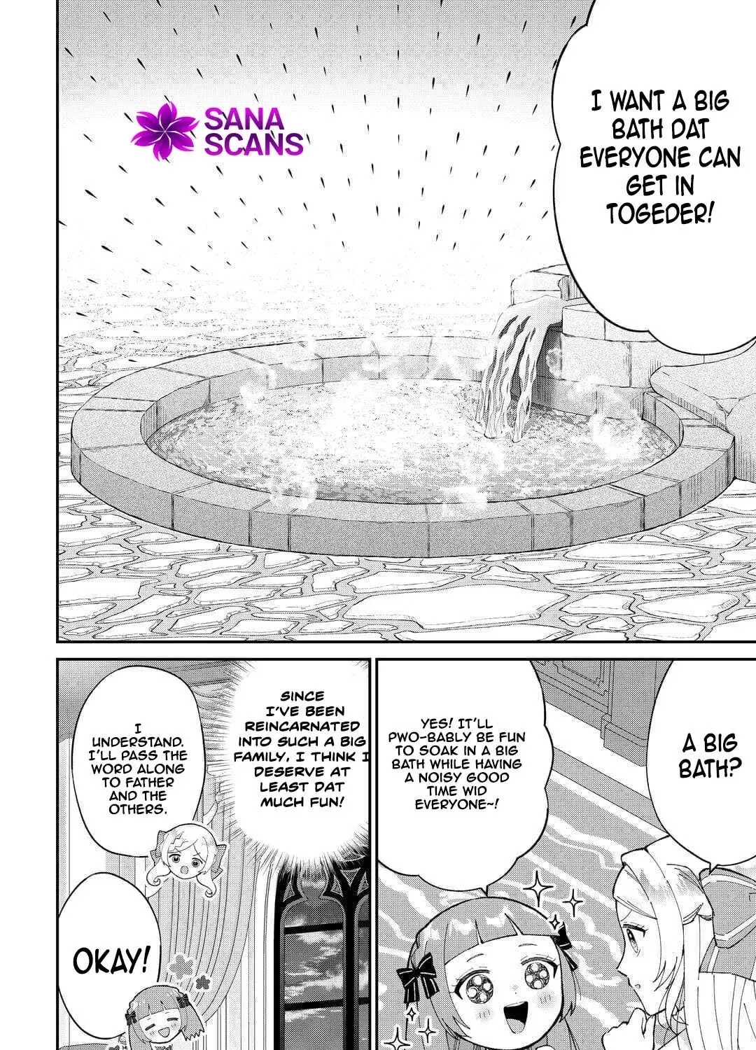 My Family Is Overpowered! The Reincarnated Youngest Princess Saves the World While Being Spoiled Chapter 3 - page 57