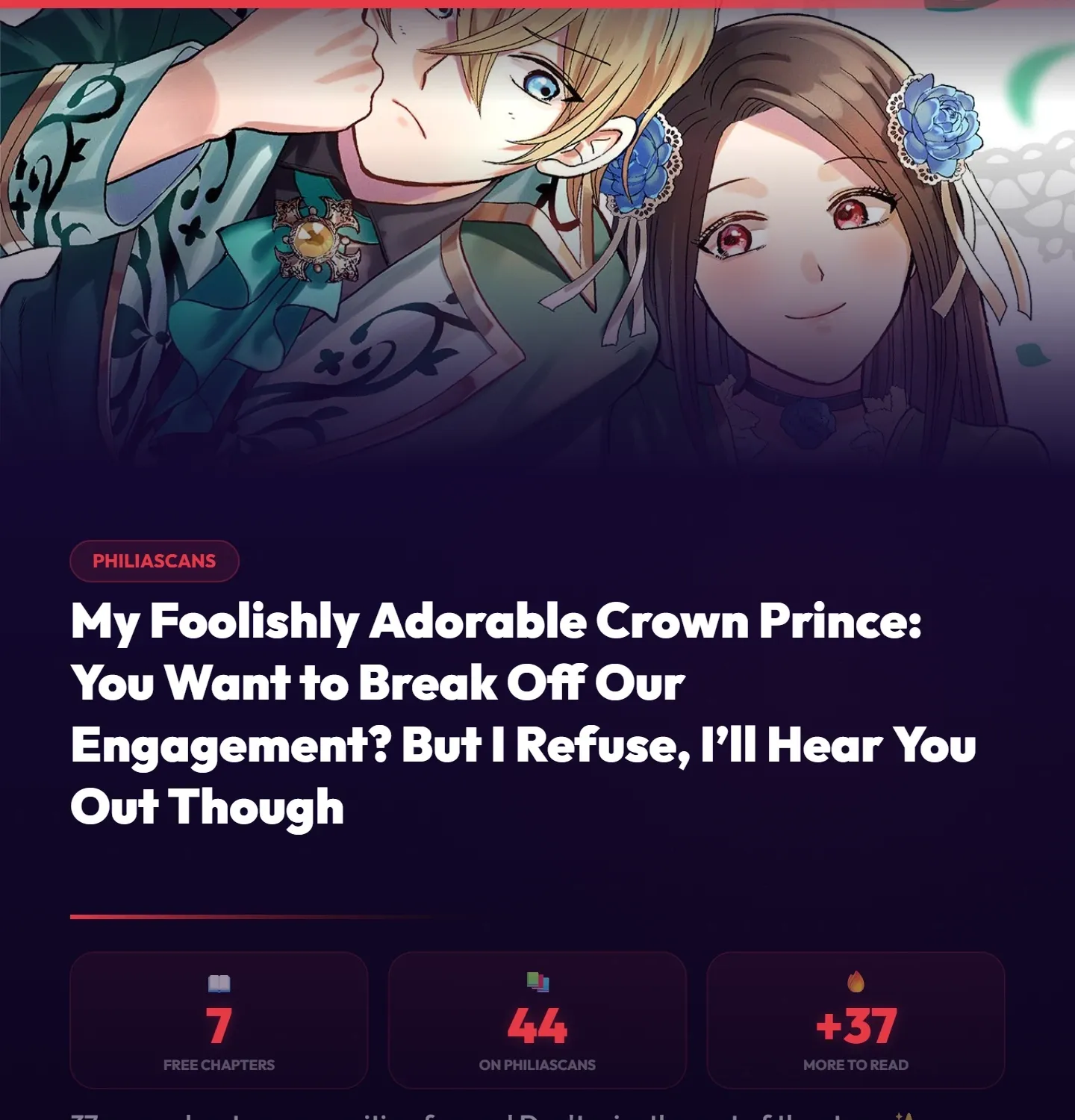 My Foolishly Adorable Crown Prince: You Want to Break Off Our Engagement? But I Refuse, I’ll Hear You Out Though Chapter 7 - page 2