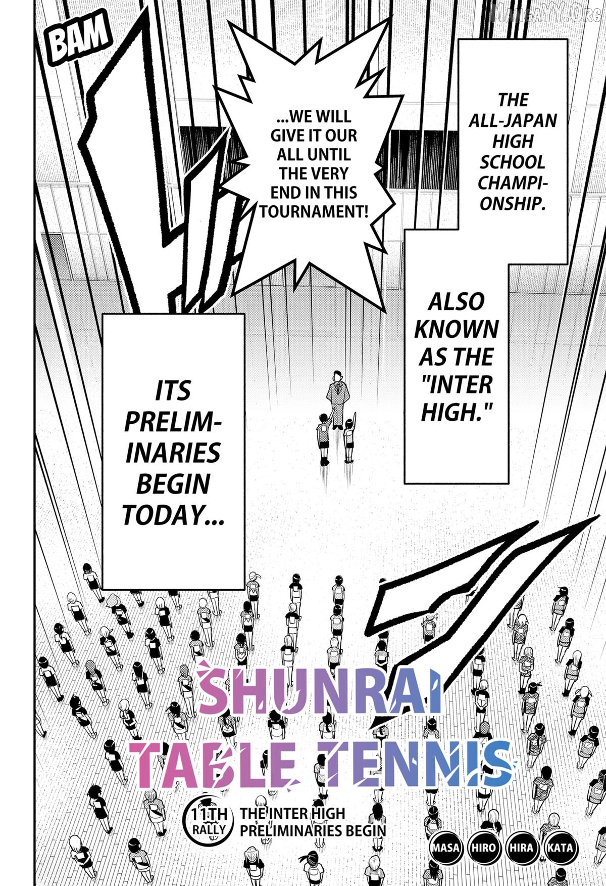 Shunrai Table Tennis Chapter 11 - page 2
