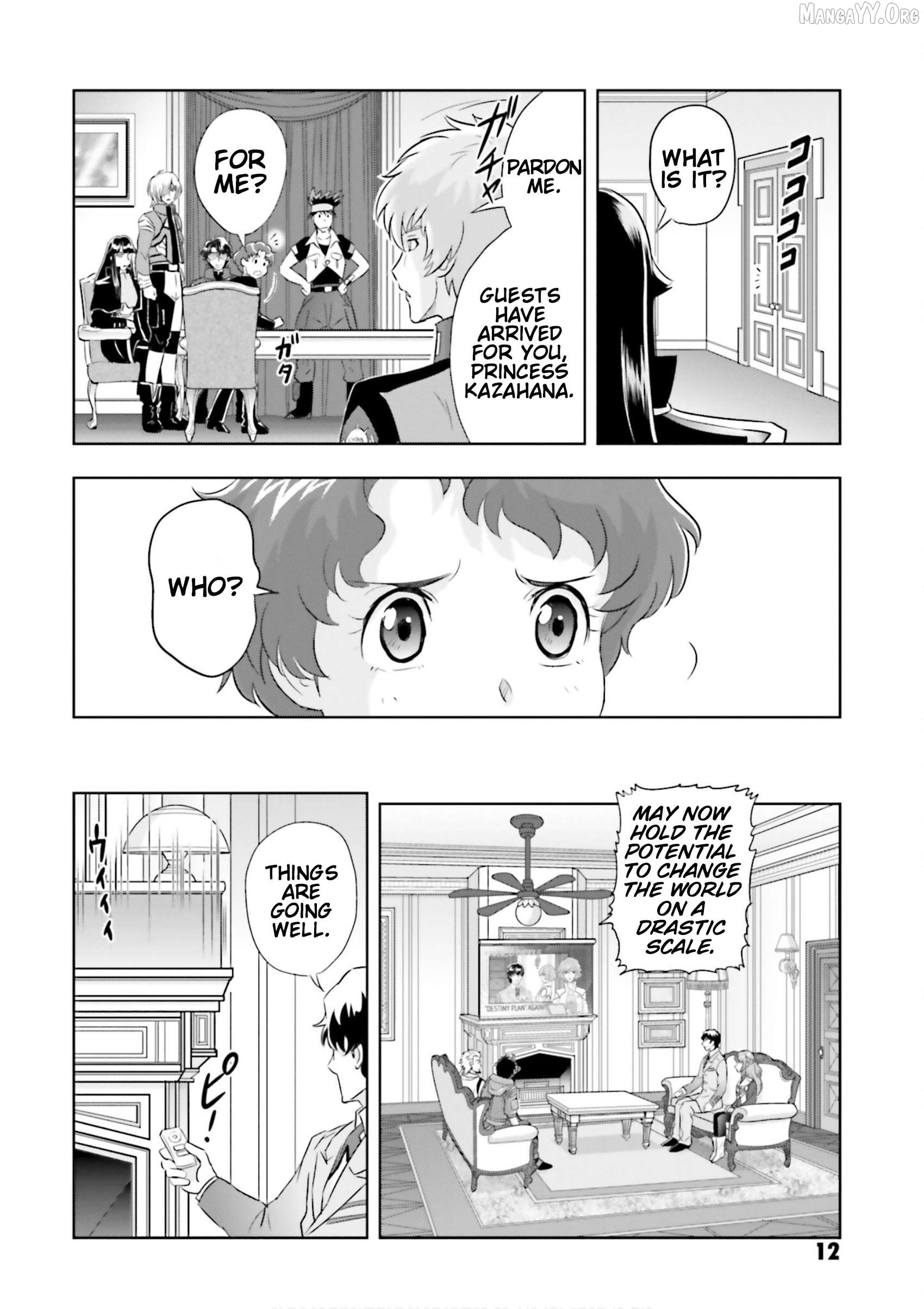 Mobile Suit Gundam SEED Astray - Princess of the Sky Chapter 18 - page 12