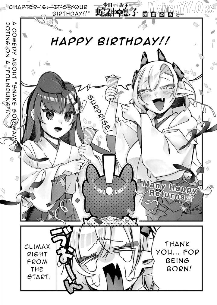 From Today, You are the Snake Goddess's Son Chapter 16 - page 3
