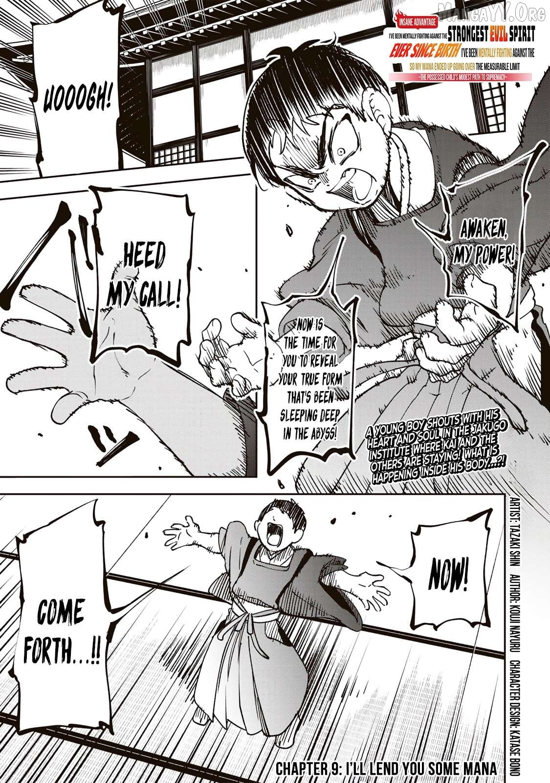 I’ve Been Mentally Fighting Against The Strongest Evil Spirit Ever Since Birth (Insane Advantage), So My Magic Power Ended Up Going Over The Measurable Limit ~The Possessed Child’s Modest Path to Supremacy~ Chapter 9 - page 2