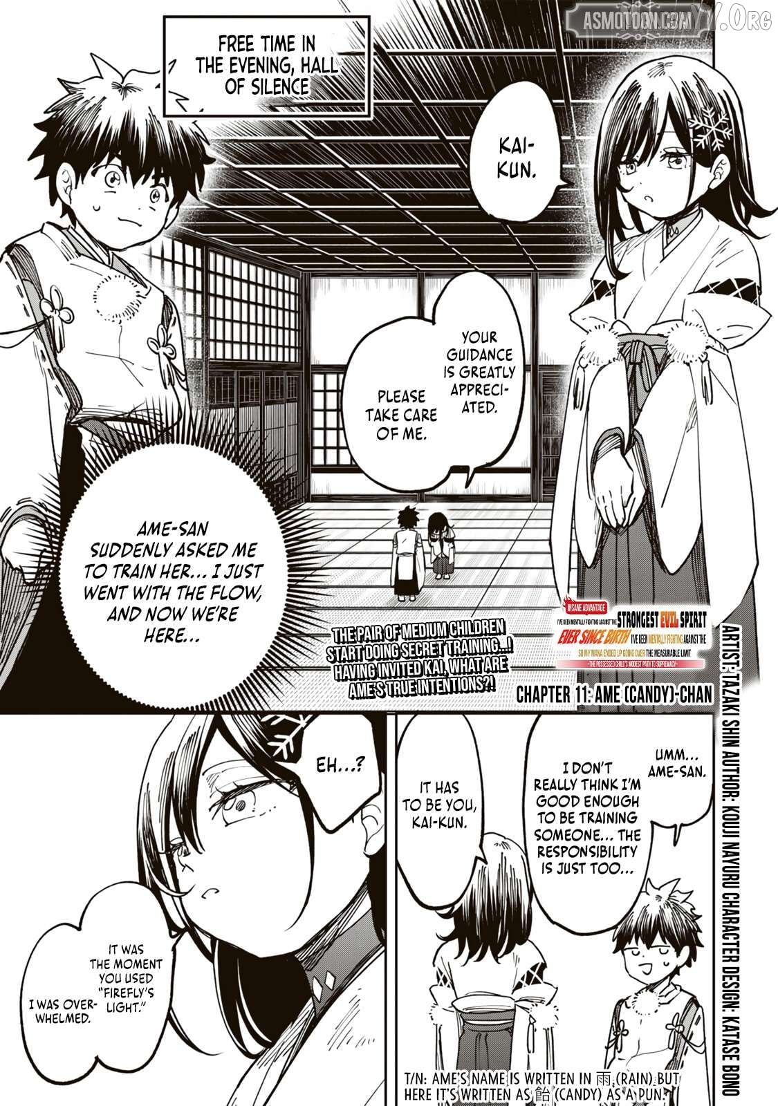 I’ve Been Mentally Fighting Against The Strongest Evil Spirit Ever Since Birth (Insane Advantage), So My Magic Power Ended Up Going Over The Measurable Limit ~The Possessed Child’s Modest Path to Supremacy~ Chapter 11 - page 2