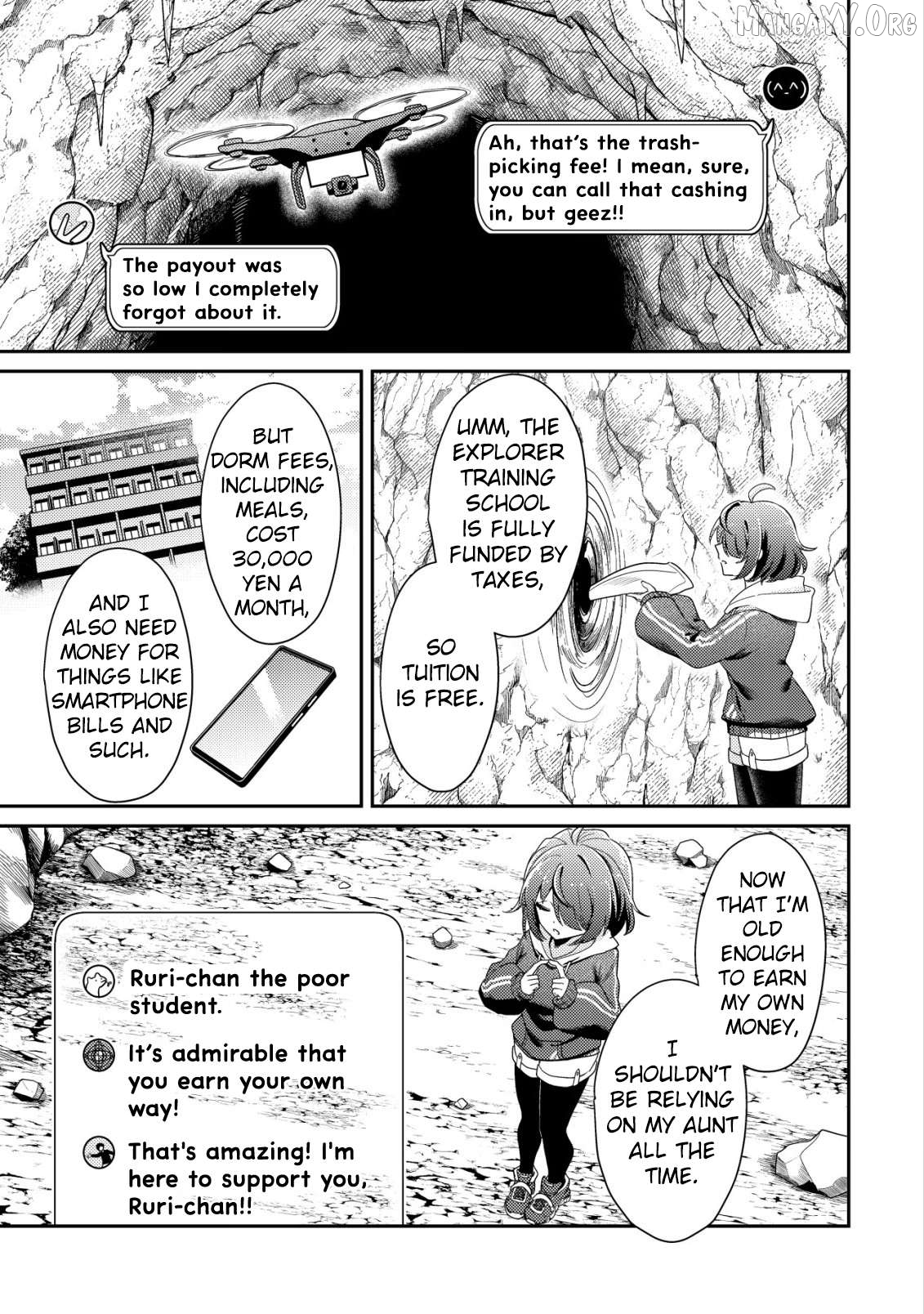 [Hihou] Comuryoku 0 Otaku Shoujo, Dragon wo One Punch de Shizumete, Yuumei Haishin-sha wo Tasuketara Fuhon'i Buzz ga Tomaranai Chapter 6 - page 8