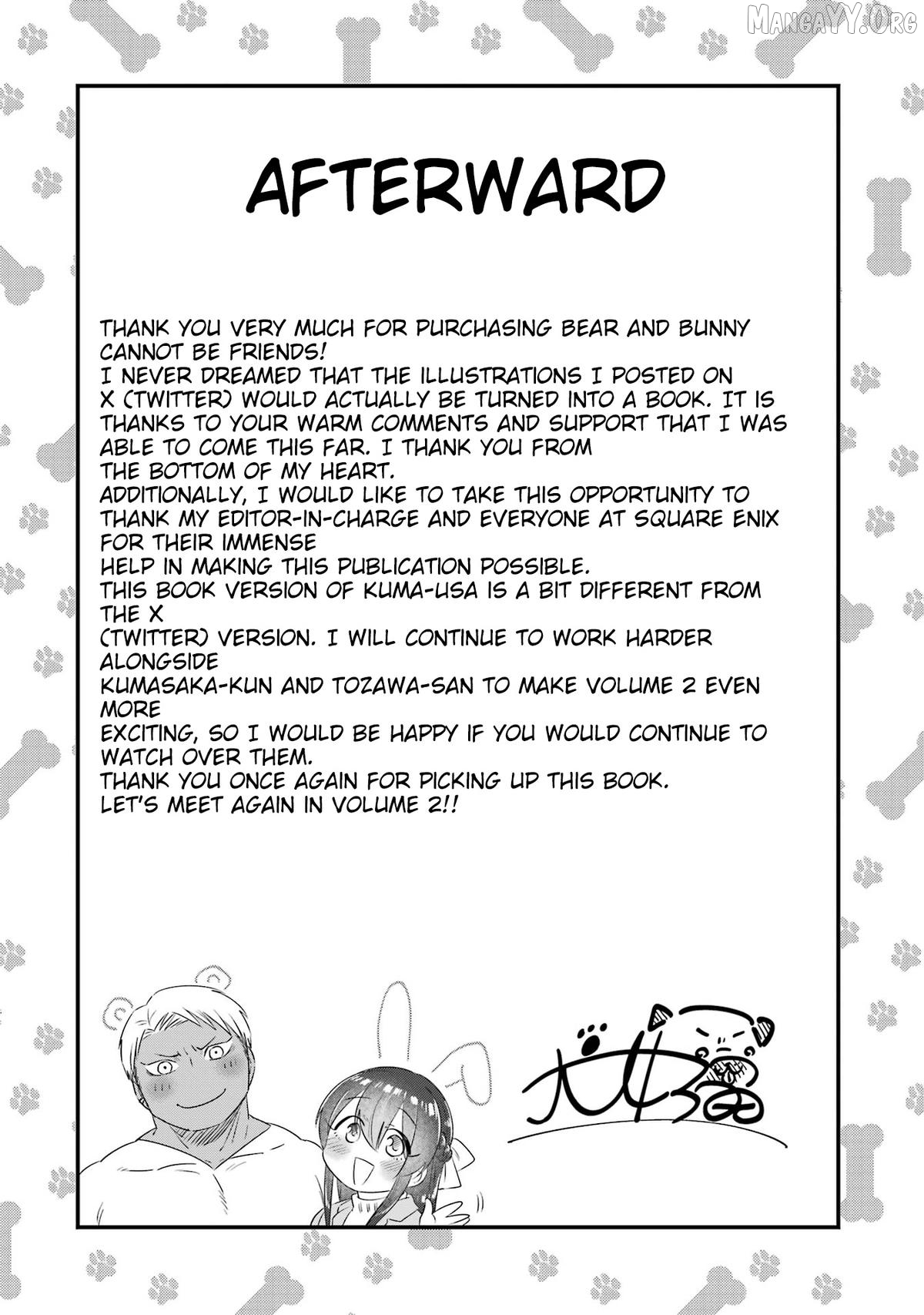 Kuma to Usagi wa Tomodachi de wa Irarenai Chapter 7.5 - page 21