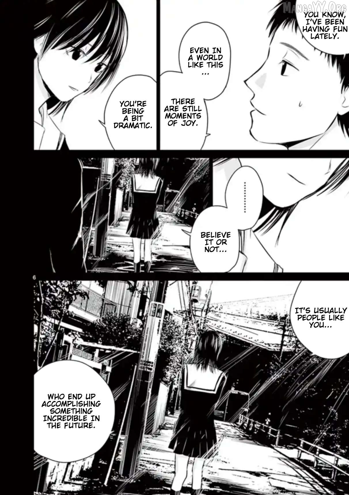 Naitou Shishiruirui Messatsu Death Road Chapter 32 - page 6