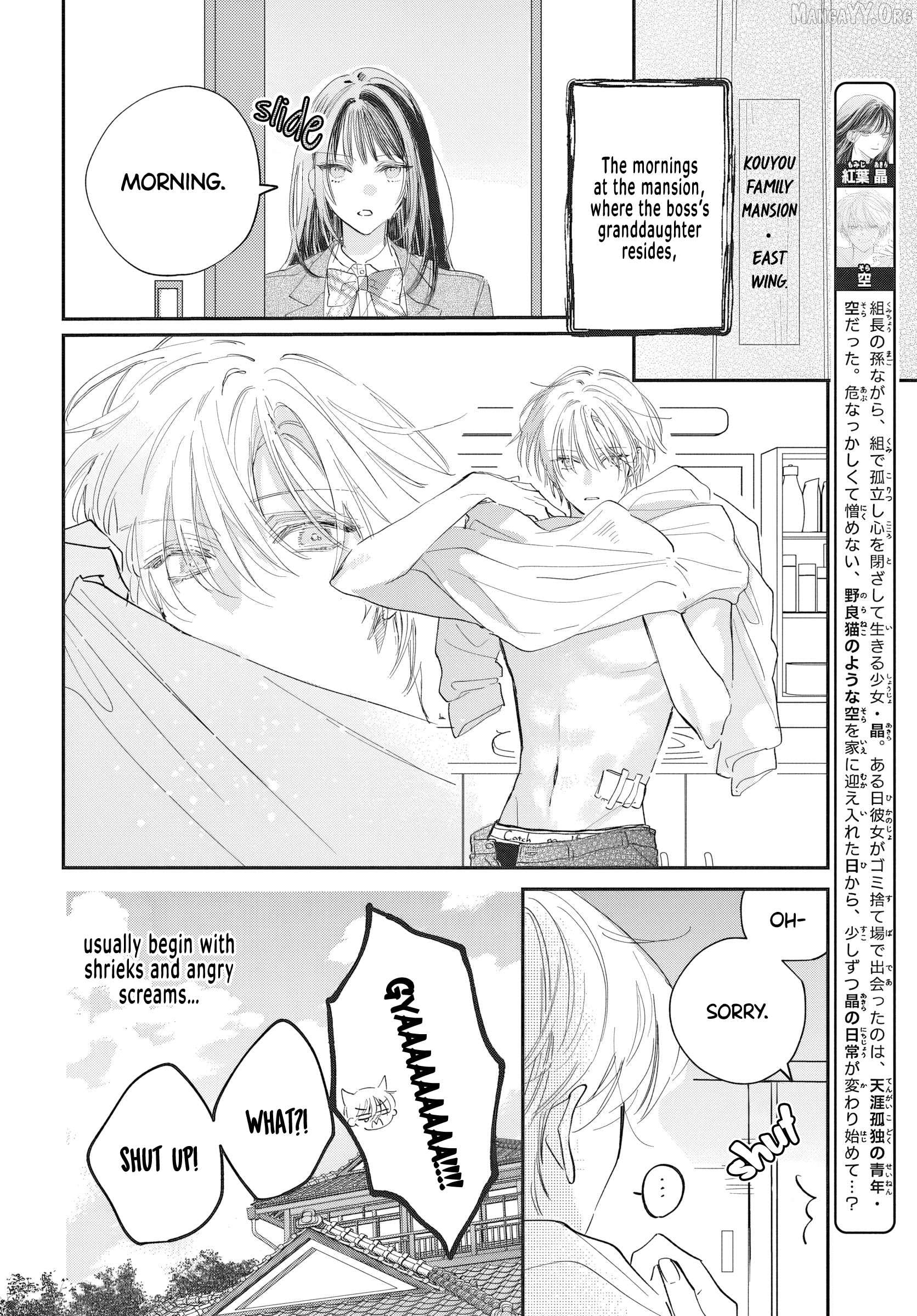 Gokudou Reijou, Neko wo Hirou. Chapter 2 - page 2