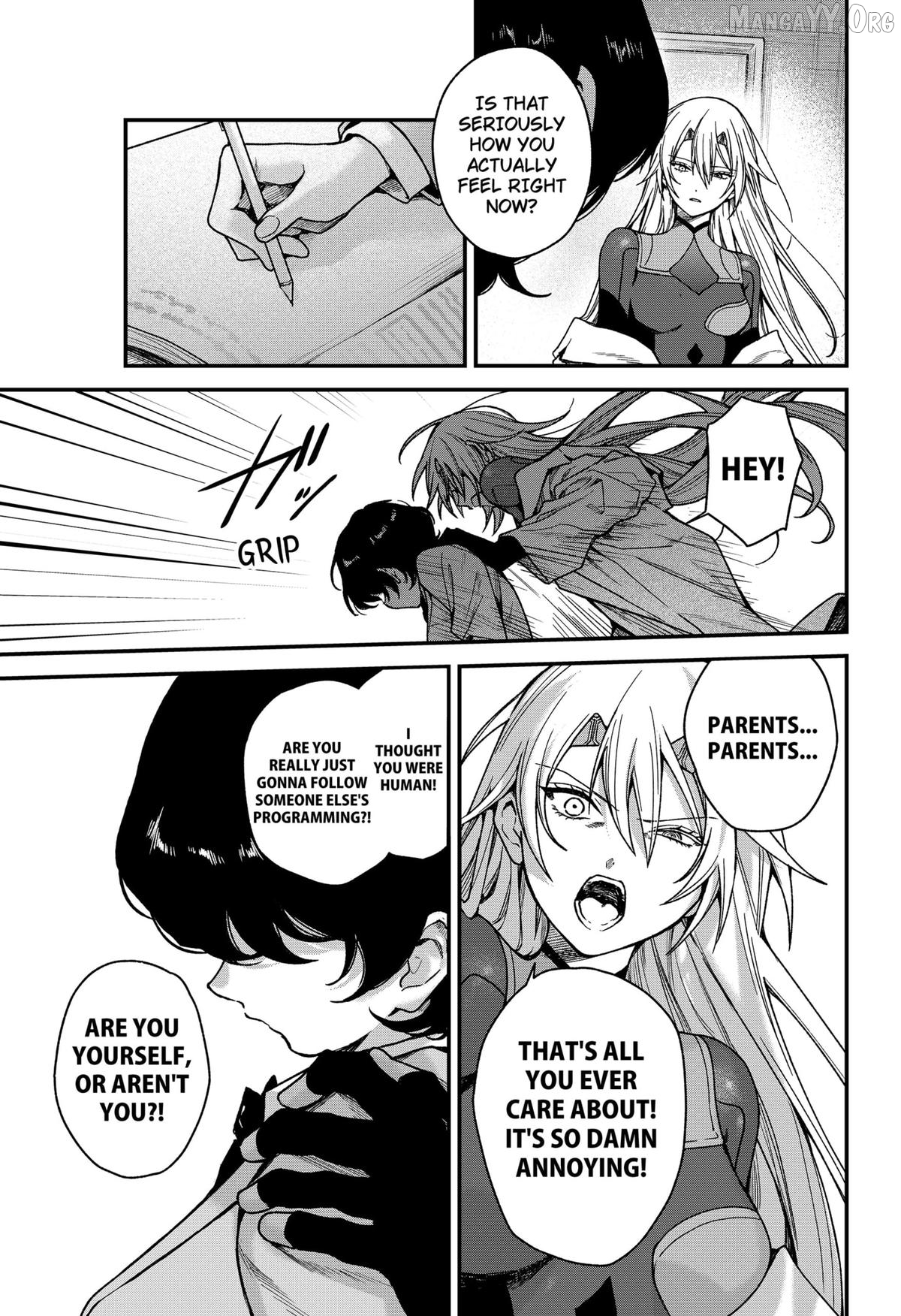 Manaka the Human and the Slaughter Robot Chapter 5 - page 11