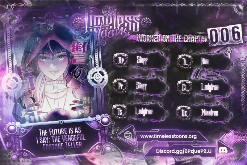 Mirai wa Watashi no Iu Toori: Fukushuu no Uranaishi Chapter 6 - page 1