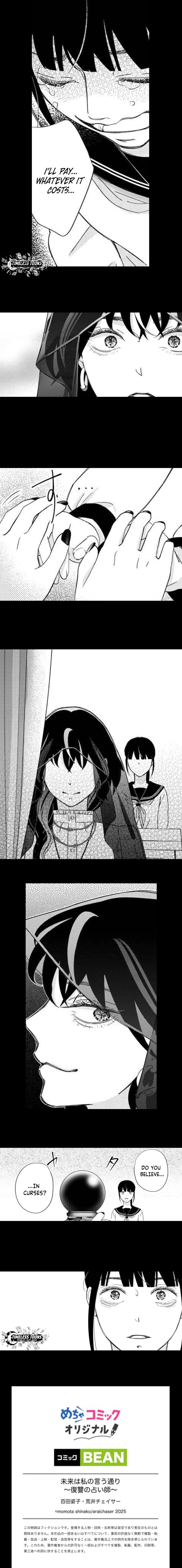 Mirai wa Watashi no Iu Toori: Fukushuu no Uranaishi Chapter 7 - page 7