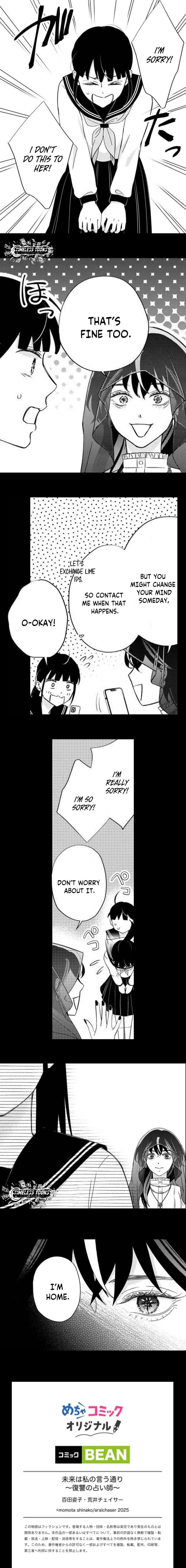 Mirai wa Watashi no Iu Toori: Fukushuu no Uranaishi Chapter 8 - page 7