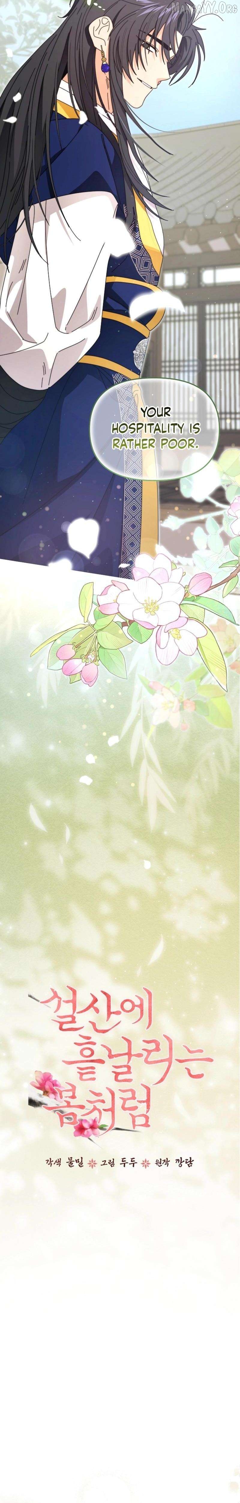 Like Spring Fluttering Across the Snowy Mountains Chapter 13 - page 8