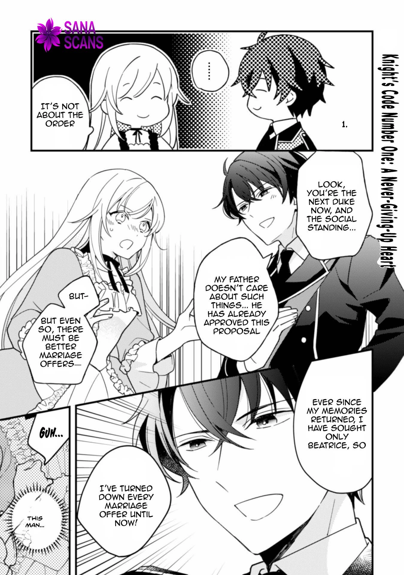 My Former Subordinate Came Back as a Knight Captain Demanding Marriage. Chapter 3 - page 1