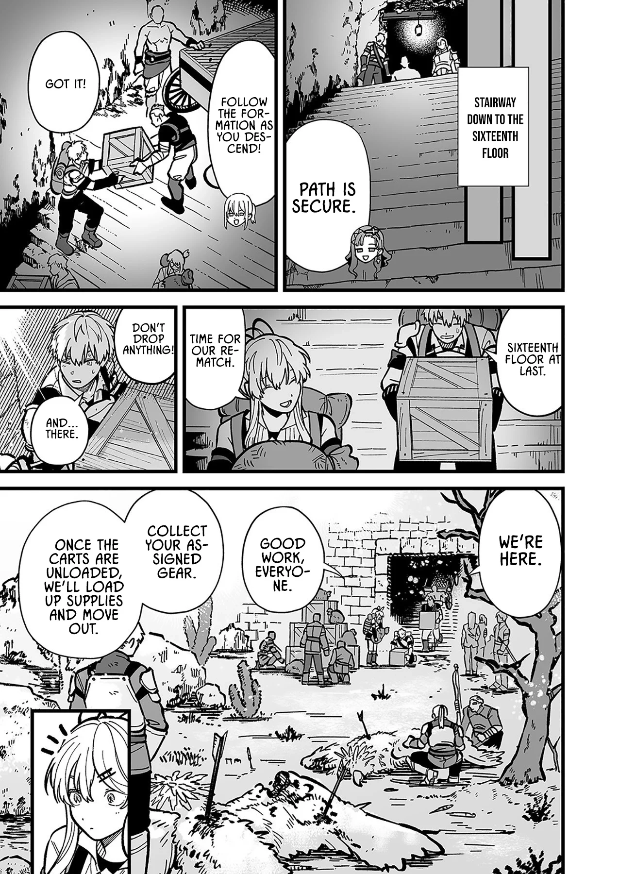 Haiiro no Ash ~Teikoku Kishidan wo Kubi ni Natta Ore wa Dungeon Toshi de Haiiro no Jinsei wo Hikkuri Kaesu~ Chapter 10 - page 21