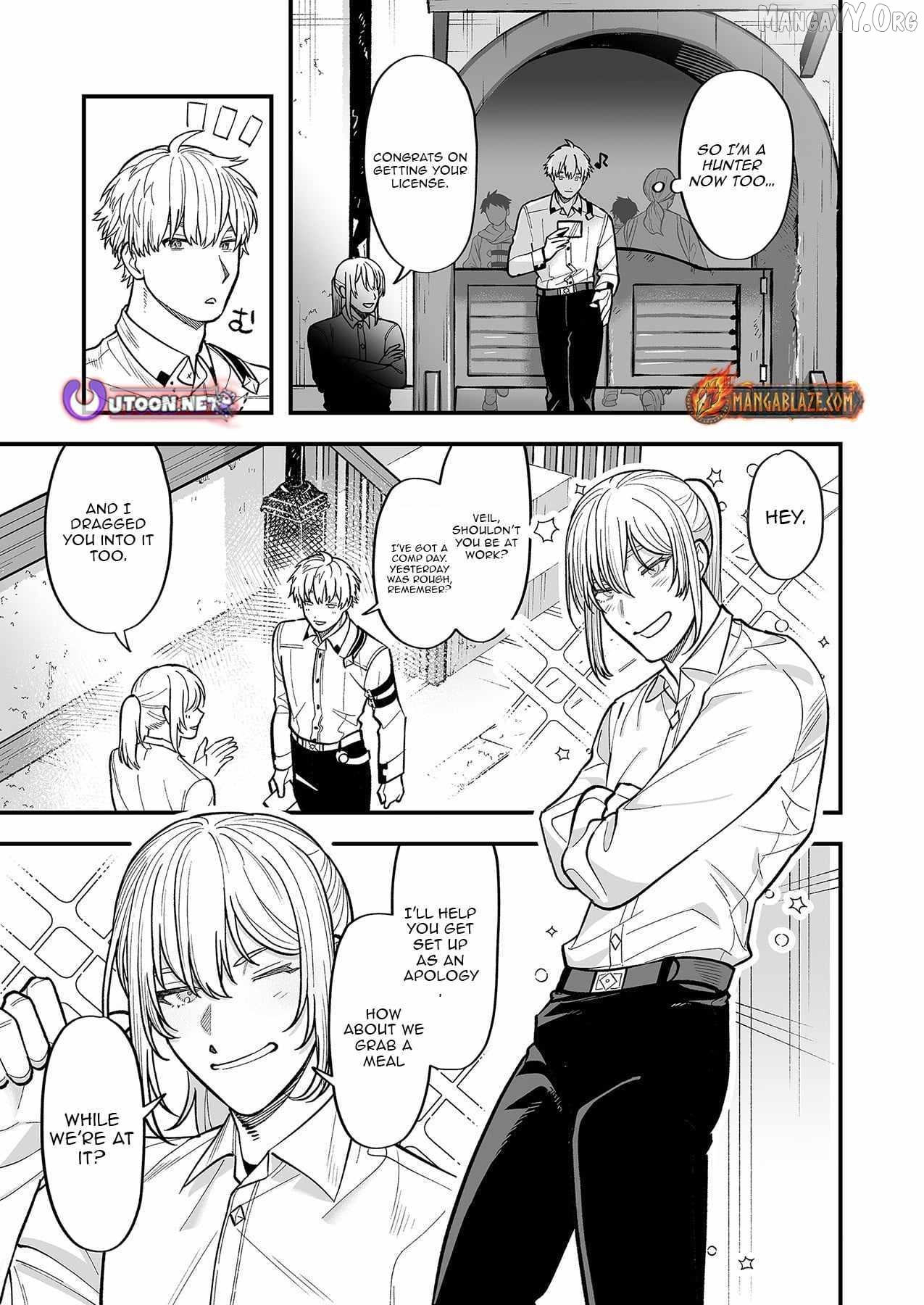 Haiiro no Ash ~Teikoku Kishidan wo Kubi ni Natta Ore wa Dungeon Toshi de Haiiro no Jinsei wo Hikkuri Kaesu~ Chapter 4 - page 6