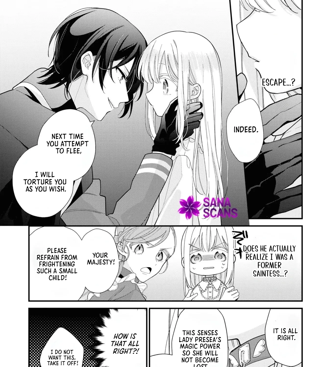 Seijo wo Kubi ni nattara, Naze ka Youjoka shite Maou no Pet ni narimashita. Chapter 2 - page 53