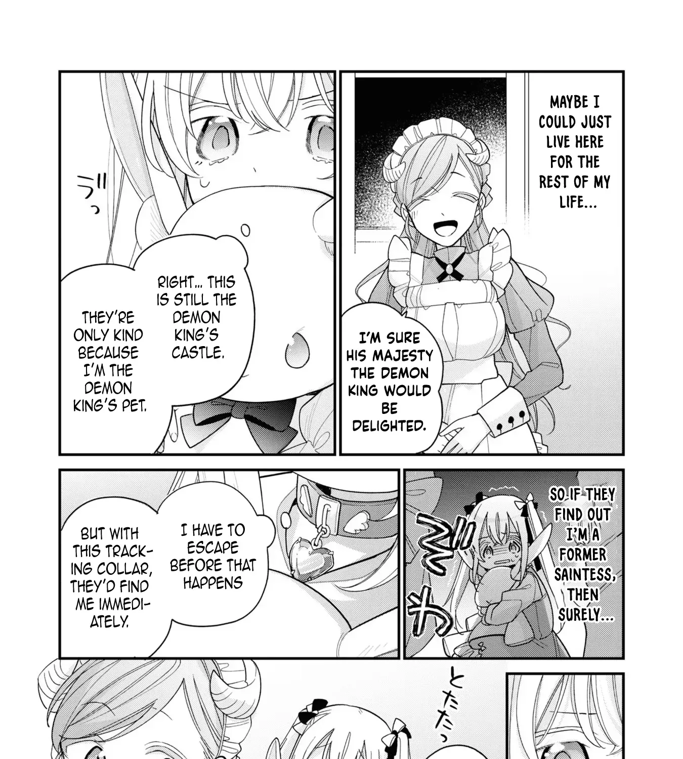 Seijo wo Kubi ni nattara, Naze ka Youjoka shite Maou no Pet ni narimashita. Chapter 3 - page 9