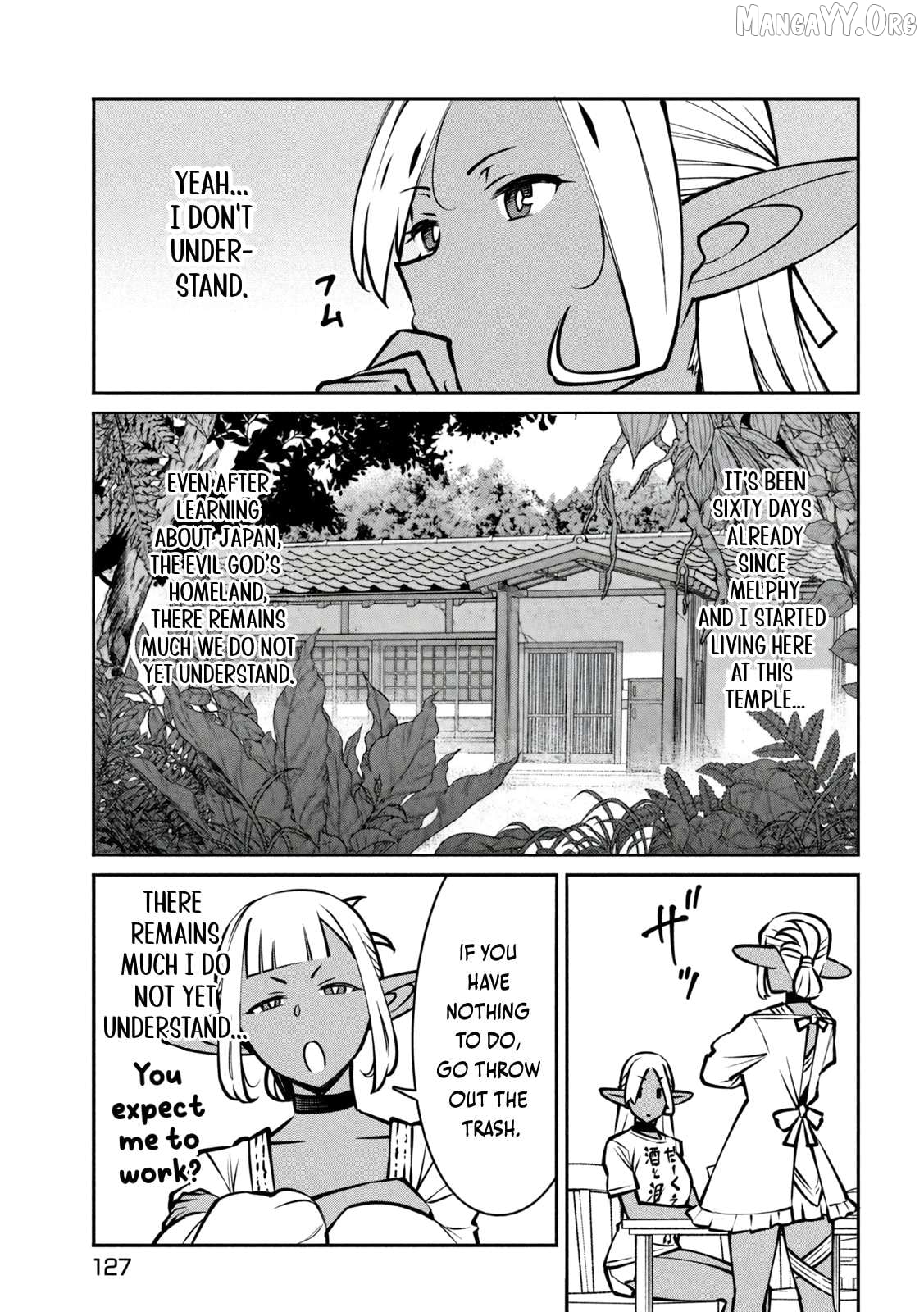 Jashin no Mago - Dark Elf Shimai to Sugosu Isekai Hikikomori Seikatsu Chapter 4 - page 8