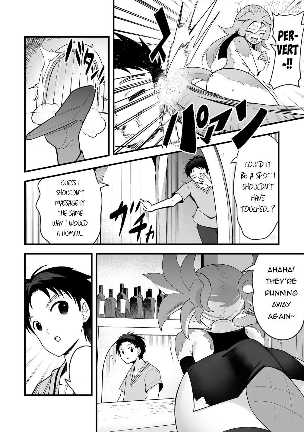 Isekai Harem Massage Kami no Shiatsu de Nayameru Monster Musume-tachi o Momihogusu! Chapter 2 - page 2