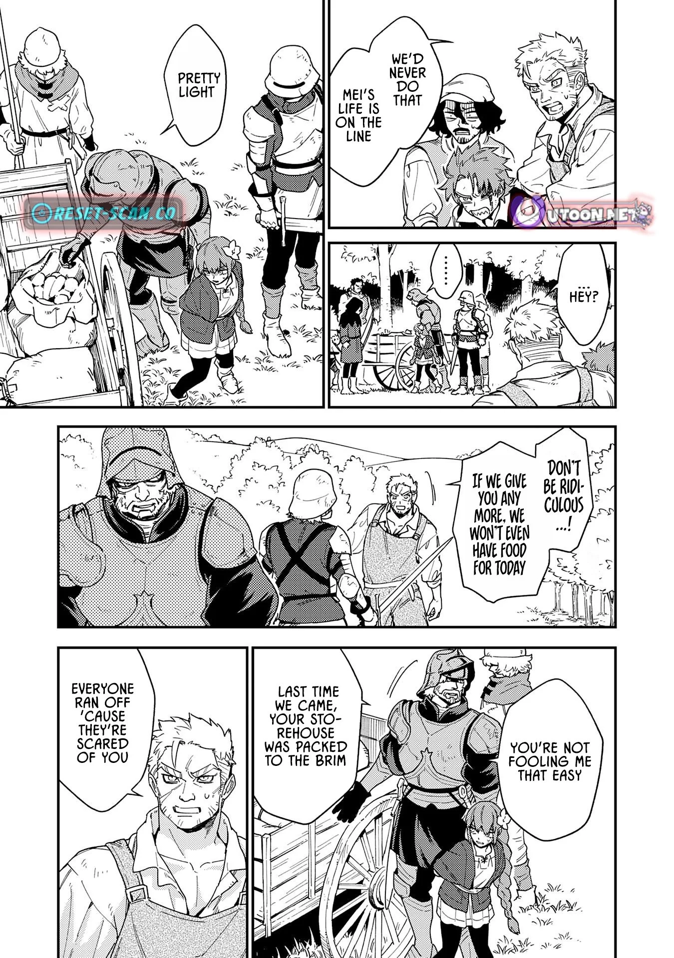 Ohitoyoshi Ryoushu no Kanzen Muketsu na Boueijutsu: Bannou Seisan Mahou de Kizuita Jousai Toshi wa Mukau Tokoro Teki Nahsi desu! Chapter 5 - page 11