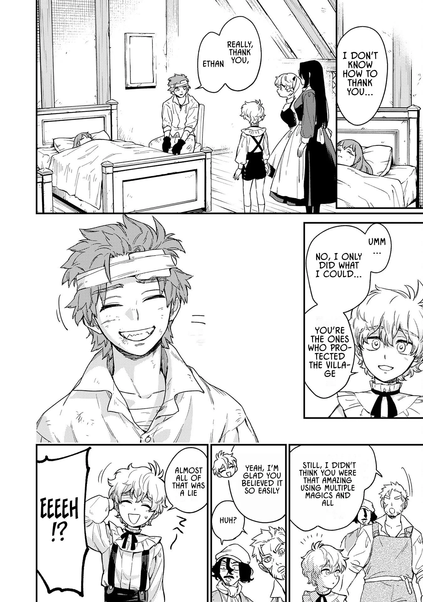 Ohitoyoshi Ryoushu no Kanzen Muketsu na Boueijutsu: Bannou Seisan Mahou de Kizuita Jousai Toshi wa Mukau Tokoro Teki Nahsi desu! Chapter 5 - page 34