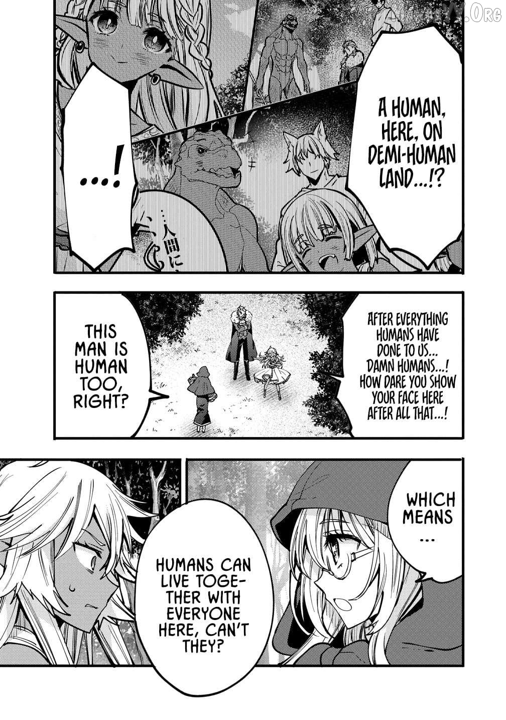 The strongest and worst secret boss, aim to avoid the destruction flag together with the reincarnated person Chapter 8 - page 13