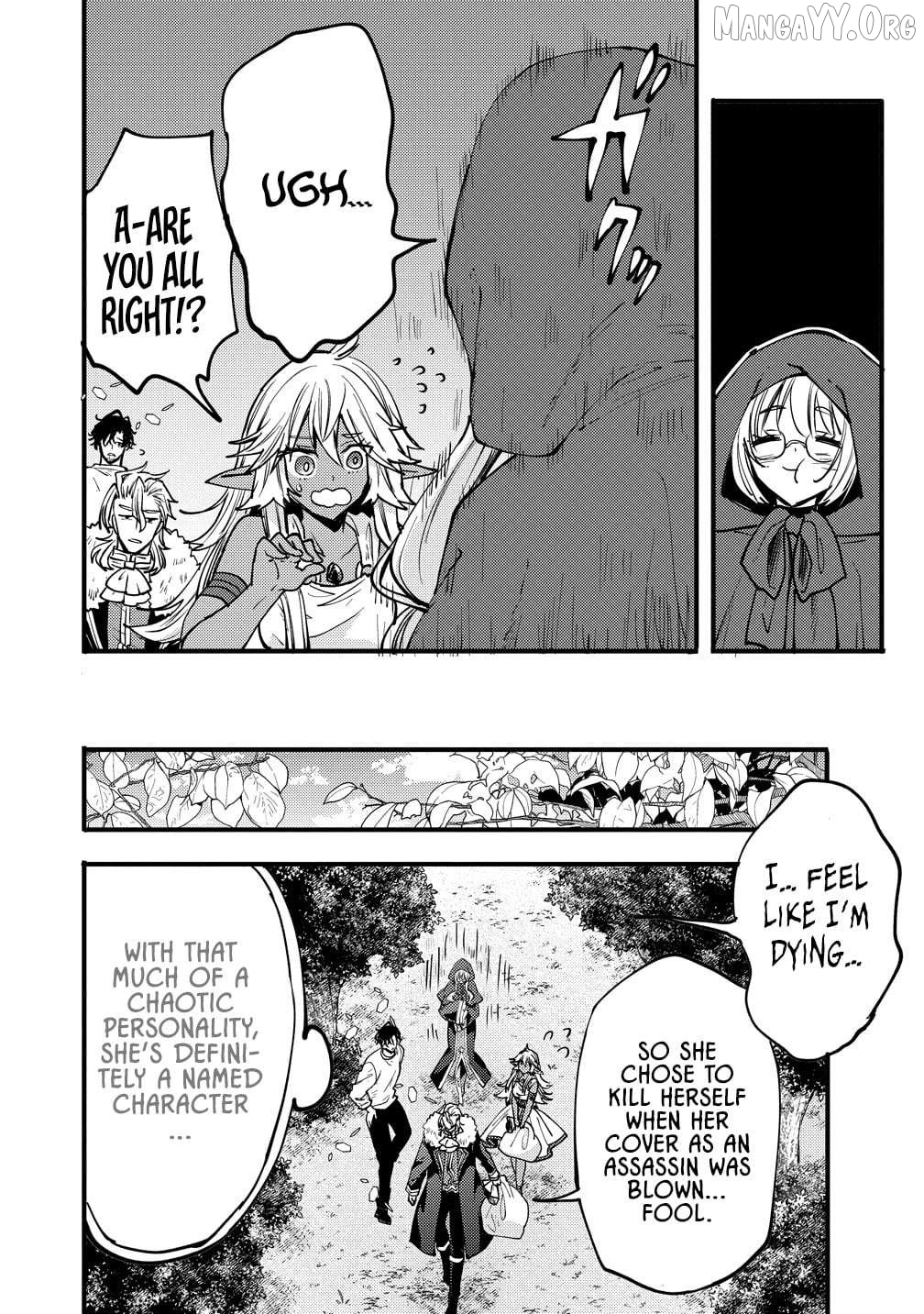 The strongest and worst secret boss, aim to avoid the destruction flag together with the reincarnated person Chapter 8 - page 22