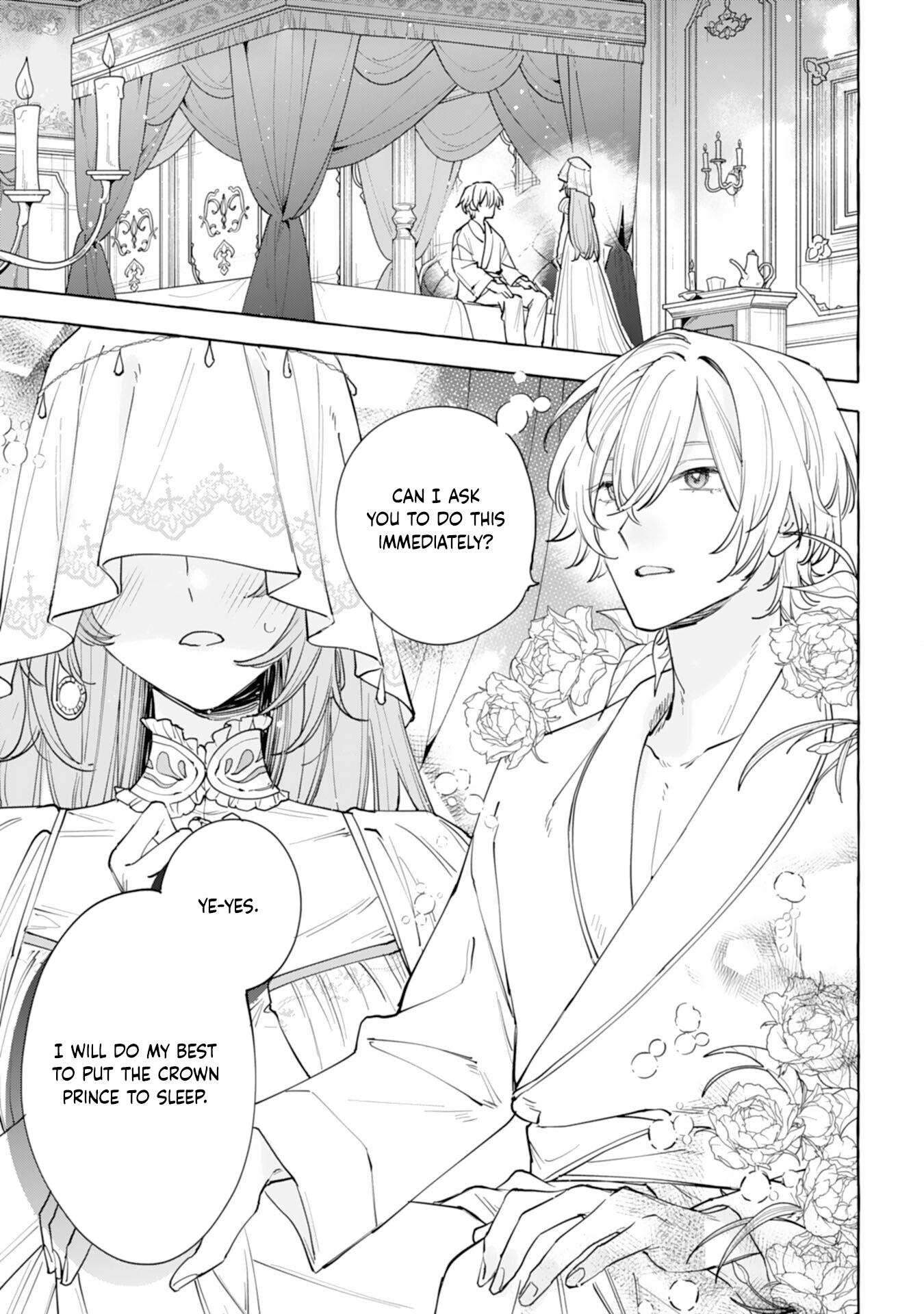 The Rewound Saintess Wants to Put the Insomniac Prince to Sleep Chapter 1 - page 1