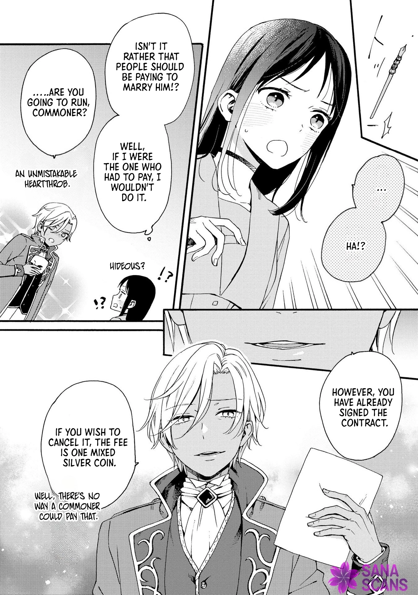 A Money-Loving Commoner's Contract Marriage with a Self-Doubting Noble Chapter 1 - page 10