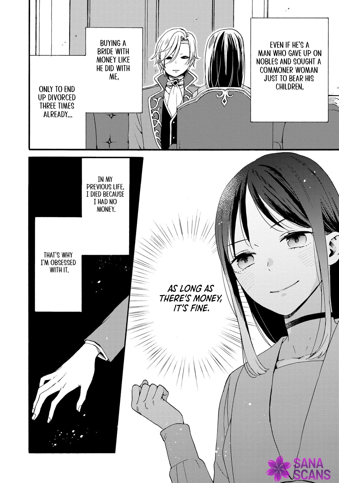 A Money-Loving Commoner's Contract Marriage with a Self-Doubting Noble Chapter 1 - page 4